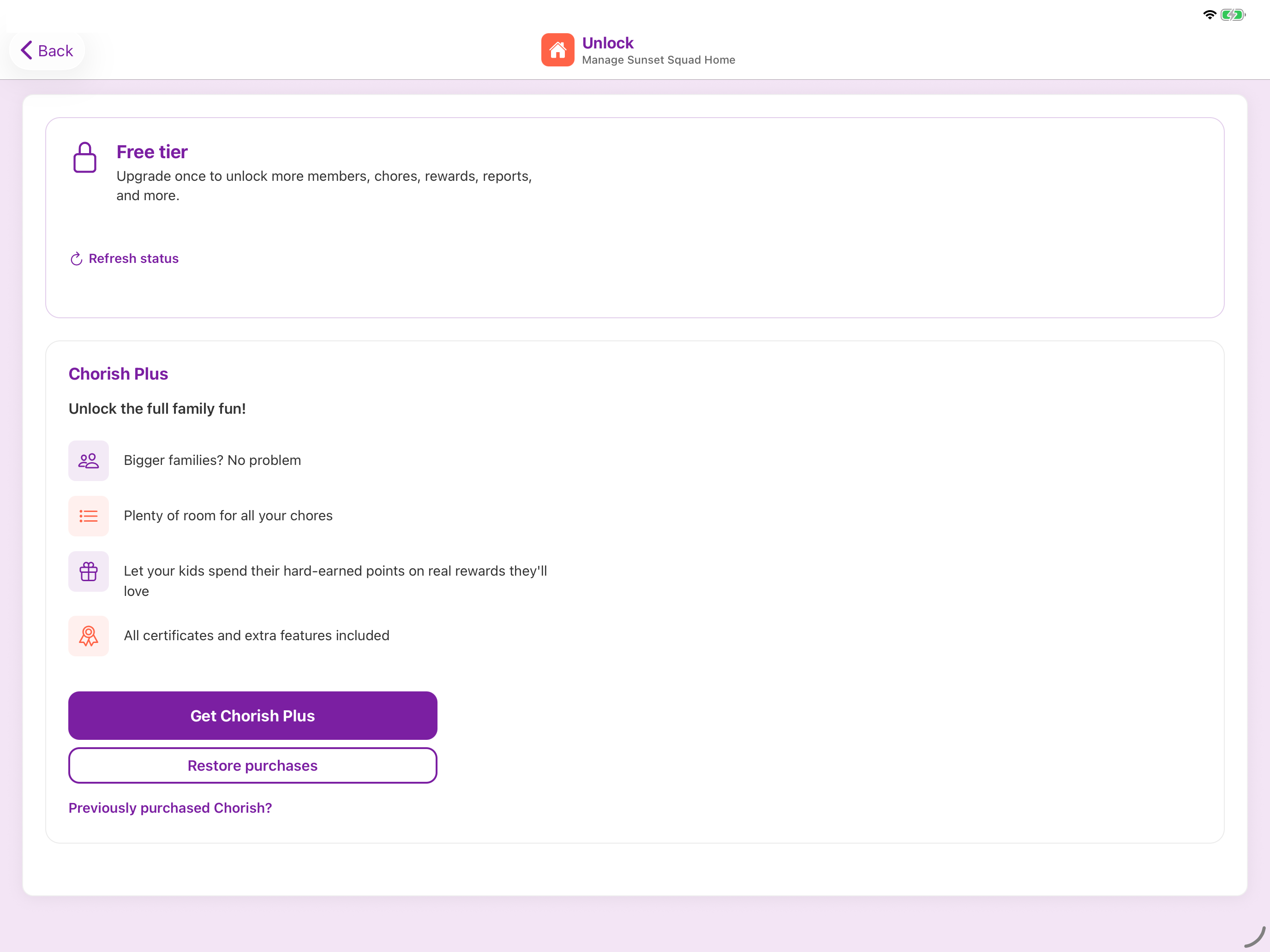 What is Chorish Plus? – screenshot 1