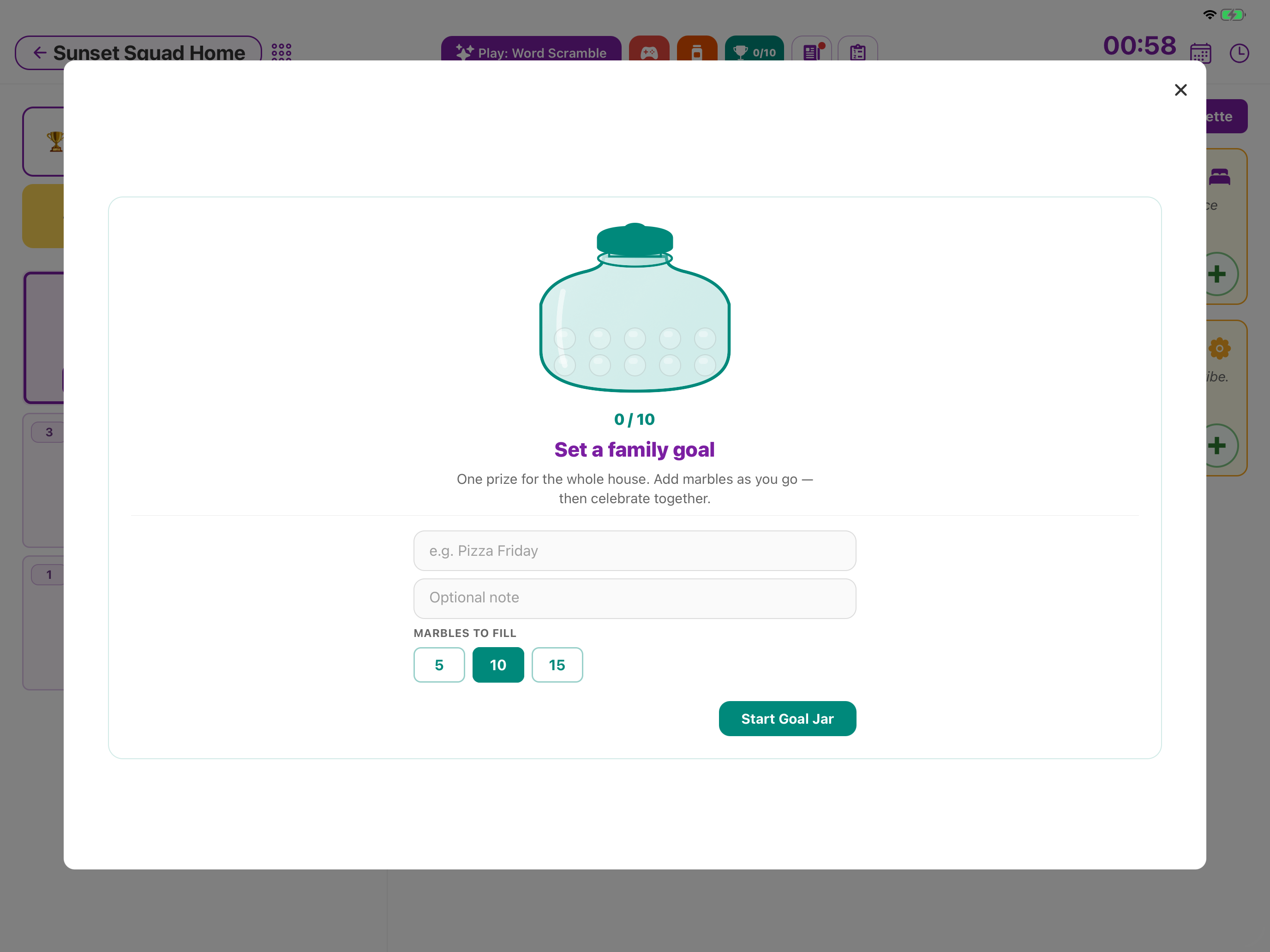How does the Goal Jar work? – screenshot 1